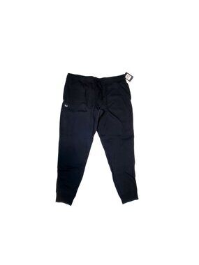 UA Rival Fleece Joggers Size 3XL Mens Black Cotton Blend  Elastic waistband